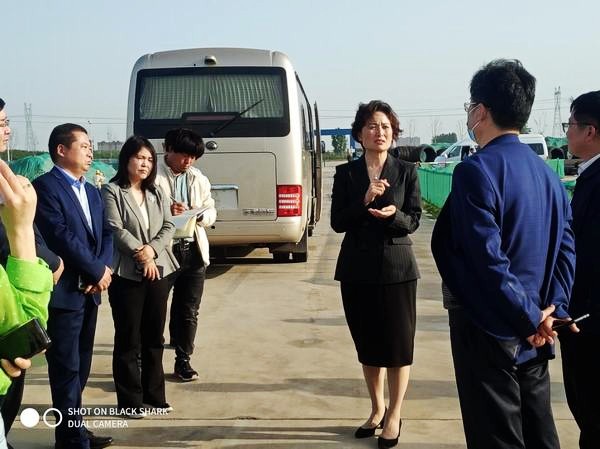 河南省許昌市副市長趙淑紅一行深入陜煤建設渭南分公司河南龐源項目進行調(diào)研