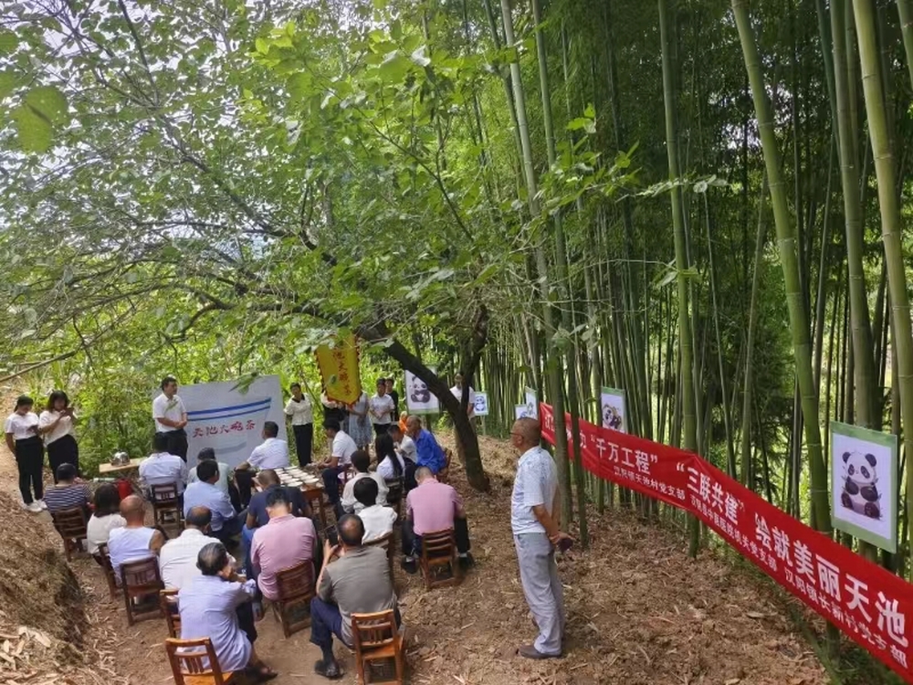 陜煤建設(shè)定點幫扶村：漢江竹林“聚紅心” 迎接七一“四重奏”